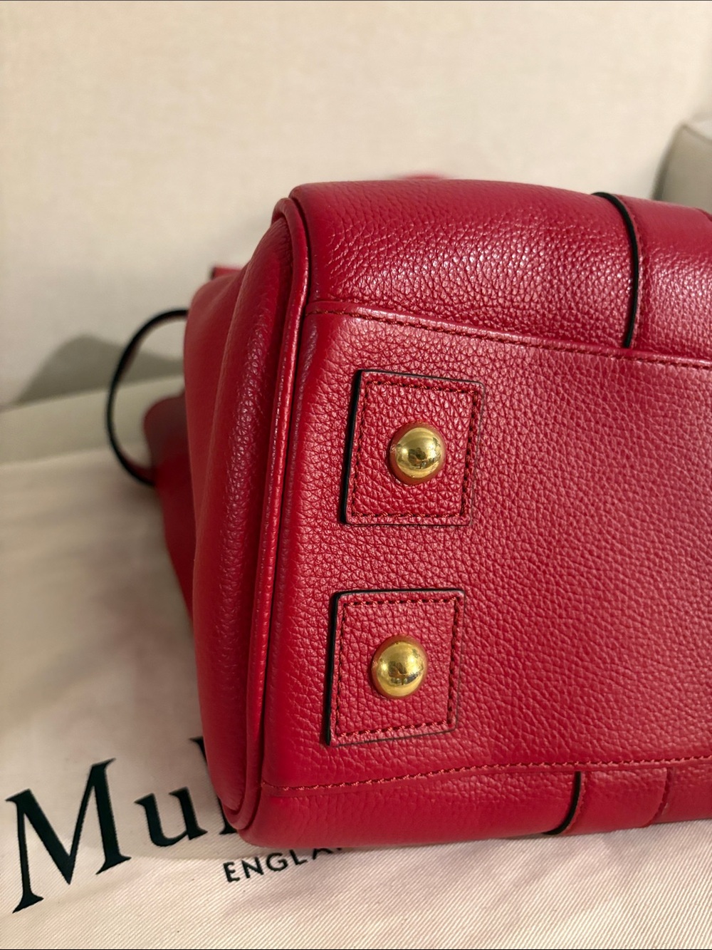 Mulberry Bayswater Scarlet Red - Pristine Condition, 100% Authentic - Picture 6 of 10